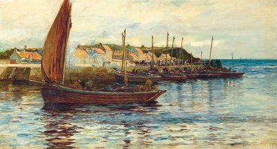 Navires dans le port d