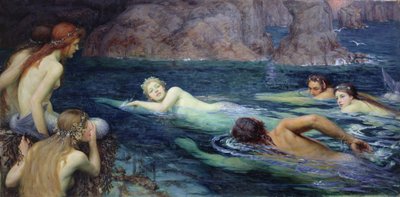 Une Course avec des Sirènes et des Tritons, 1895 - Collier Twentyman Smithers