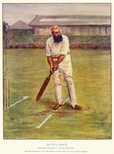 Dr W G Grace - Colonel Stuart Wortley