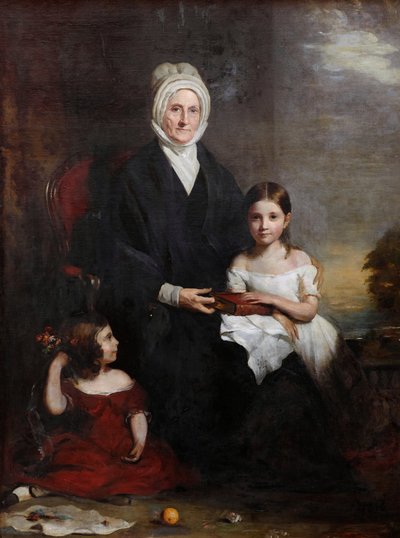 Elizabeth Cheape de Rossie et ses Petites-Filles - Colvin Smith