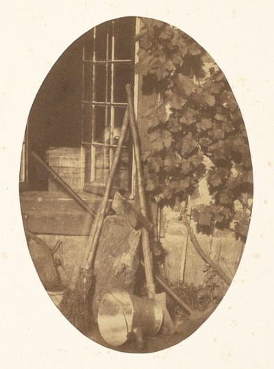 [Nature morte avec matériel de jardinage] - Comte Olympe Aguado