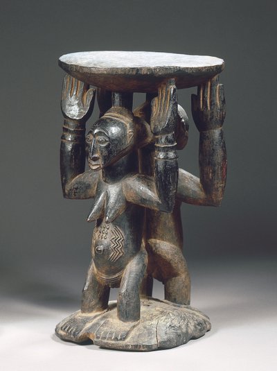 Tabouret Luba Hemba - Congolese Congolese