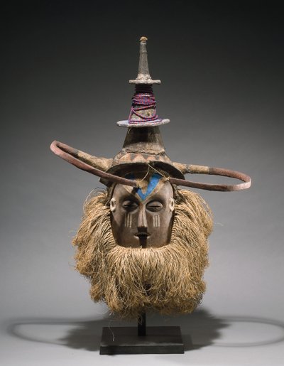 Masque-casque Yaka - Congolese Congolese