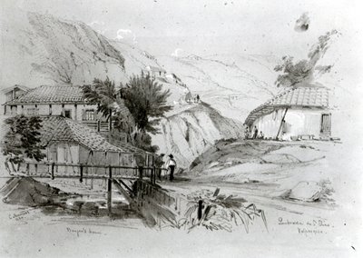 Maison de Berger, Valparaiso, 1834 - Conrad Martens