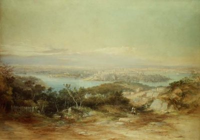 Vue de Sydney depuis la Rive Nord vers la Ville - Conrad Martens