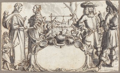 Allégorie de la pauvreté et de la richesse - Conrad Meyer