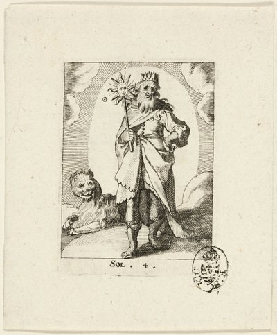 Sol, planche quatre de Der VII Planeten - Conrad Meyer