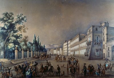 Riviera de Chiaia et Villa Reale - Consalvo Carelli