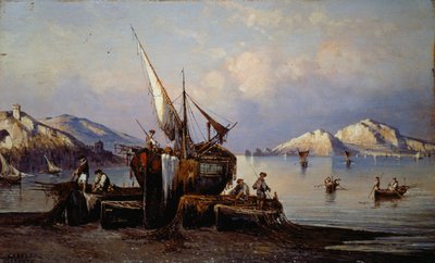 Pêcheurs à Nerano avec l