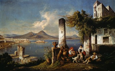 Naples vue de Posillipo - Consalvo Carelli