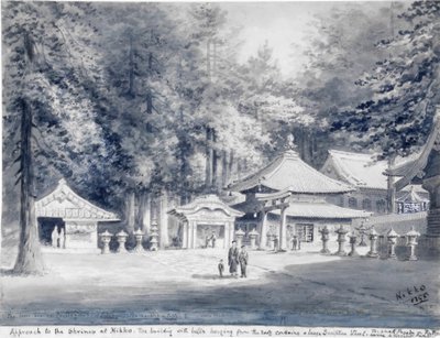 Approche des sanctuaires à Nikko - Constance Frederica Gordon Cumming