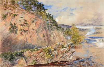 Rocher de Craig Ellachie sur la Spey - Constance Frederica Gordon Cumming