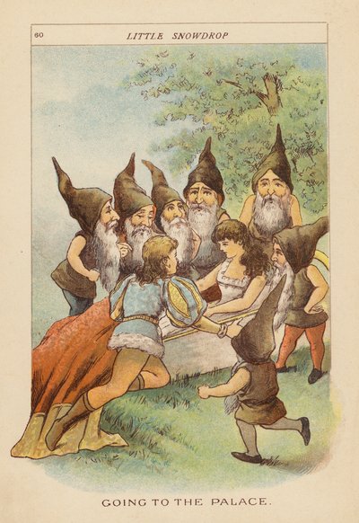 Petite Perce-Neige (lithographie en couleur) - Constance Haslewood