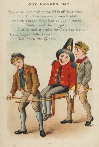 Comptine : Jour de Guy Fawkes - Constance Haslewood