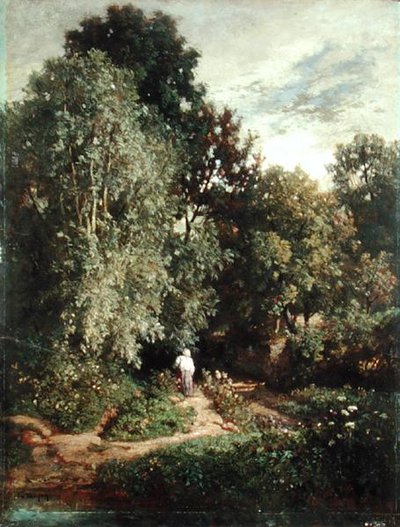 Sentier dans un petit bois, début des années 1860 - Constant Emile Troyon