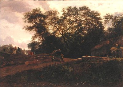 Le bord de la forêt, fin des années 1830 - Constant Emile Troyon