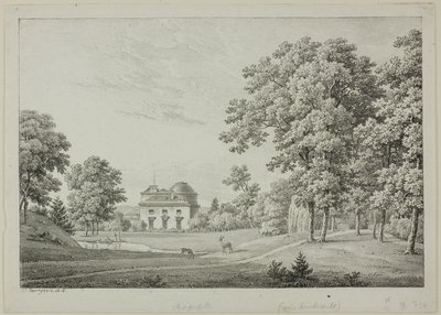 The Château de Bagatelle in the Bois de Boulogne - Constant Bourgeois