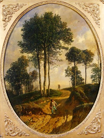 Le braconnier - Constant Emile Troyon