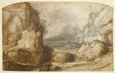 Paysage montagneux - Constantin Daniel van Renesse