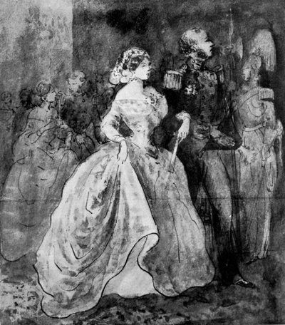 Une réception à la cour, 19ème siècle, 1930 - Constantin Guys