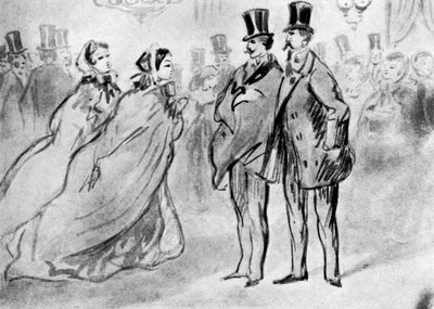 Assemblée, 19ème siècle - Constantin Guys