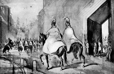 Cuirassiers, 19ème siècle, 1930 - Constantin Guys