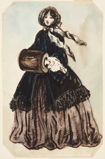 La dame au châle - Constantin Guys