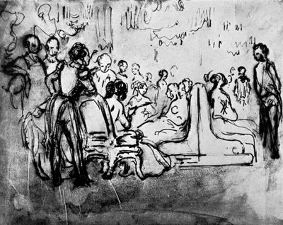 Salon, 19e siècle, 1930 - Constantin Guys