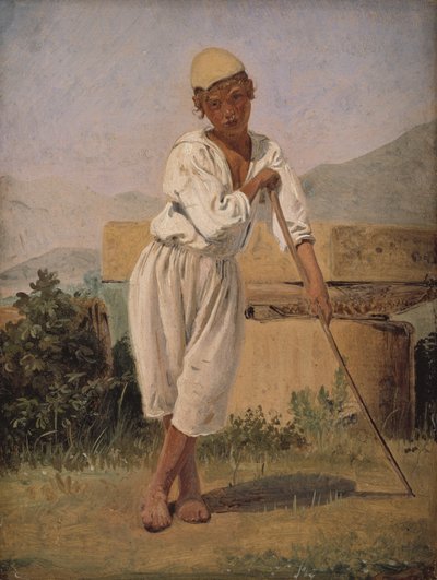 Un garçon berger. Pompéi - Constantin Hansen