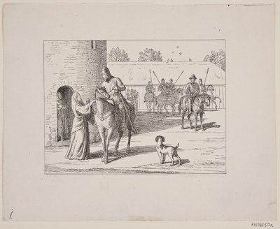 Illustration pour Svend Grundtvig, "Marsk Stig: Chanson populaire danoise du XIIIe siècle", 1861 - Constantin Hansen