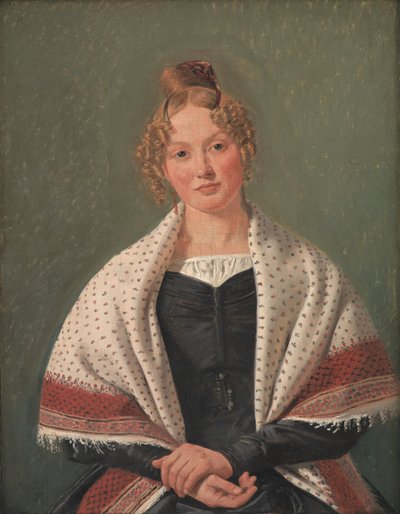 Portrait de Hanne Wanscher, née Wegener - Constantin Hansen