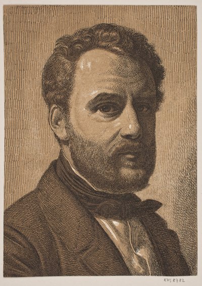 Portrait de Wilhelm Marstrand - Constantin Hansen