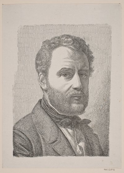 Portrait de Wilhelm Marstrand - Constantin Hansen