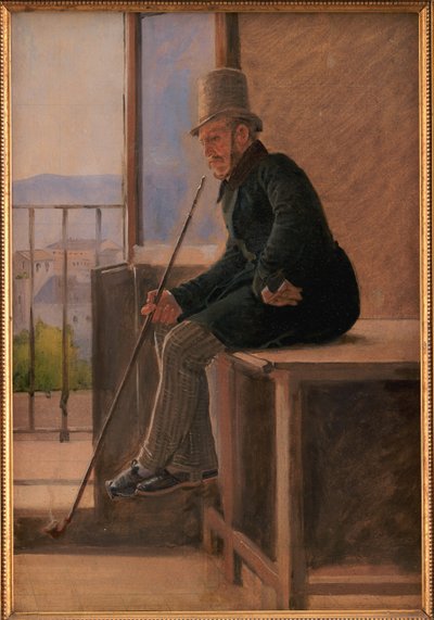 Le peintre Jørgen Sonne - Constantin Hansen