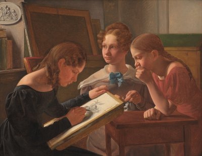 Trois jeunes filles. Les sœurs de l