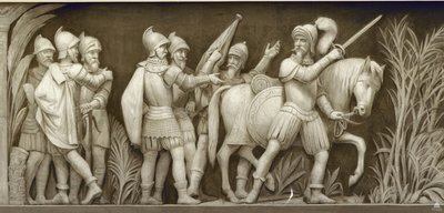 Pizarro partant pour le Pérou, la frise dans la Rotonde du Capitole des États-Unis, 1860-1873 - Constantino Brumidi