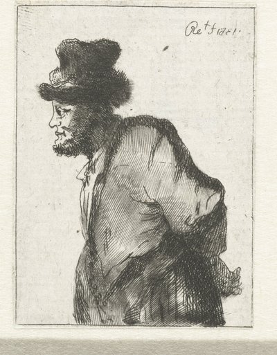 Paysanne avec les mains derrière le dos - Constantino Cumano (possibly)
