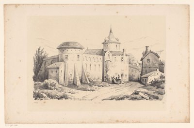 Fort dans un village - Constantinus Cornelis Huysmans
