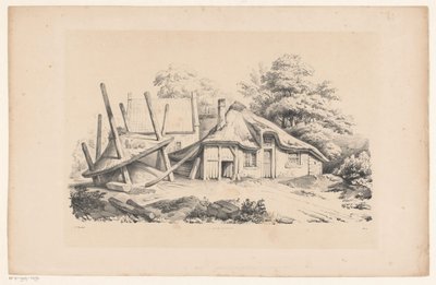 Ferme en ruine - Constantinus Cornelis Huysmans