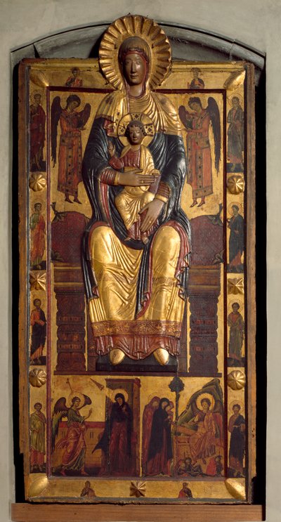 Vierge sur le trône avec l