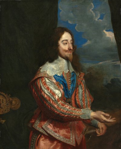 Portrait de Charles Ier (1600-1649) - Copy after Anthony van Dyck