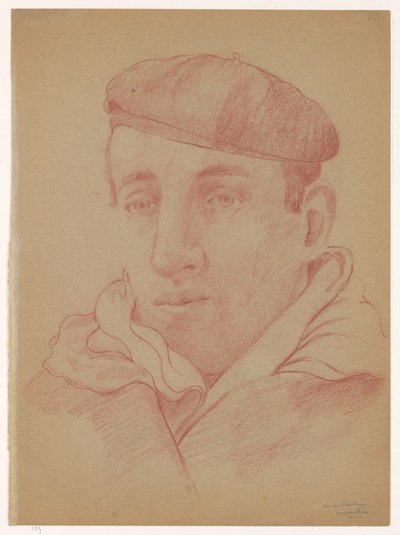 Autoportrait avec béret: B-1-1, 5 mars - Cor van Teeseling