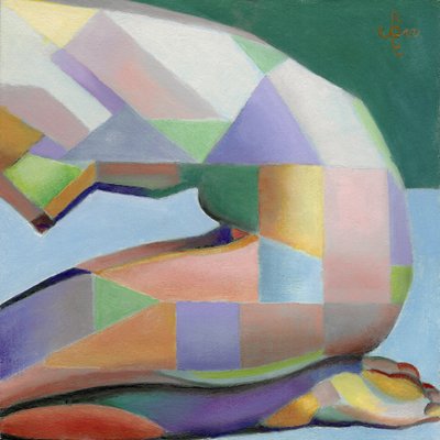 Figure géométrique colorée - Corné Akkers