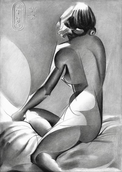 Un nu féminin gracieux - Corné Akkers
