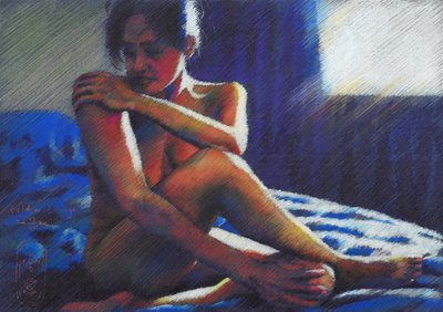 Nu pensif au petit matin - Corné Akkers