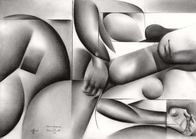 Figure géométrique sensuelle - Corné Akkers