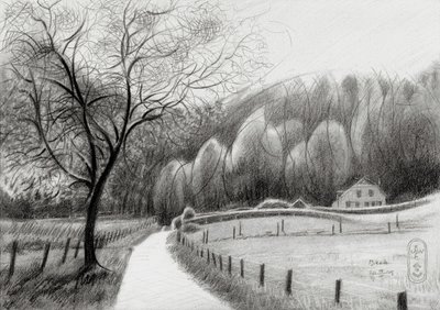 Chemin de campagne sinueux - Corné Akkers