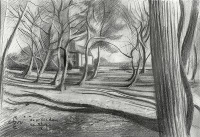 Ombres de la forêt en hiver - Corné Akkers