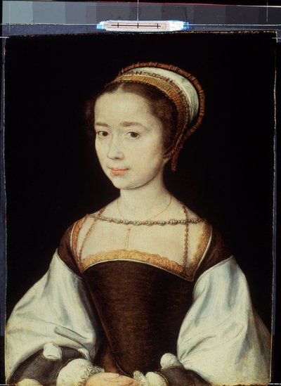 Portrait de jeune femme - Corneille de la  Haye
