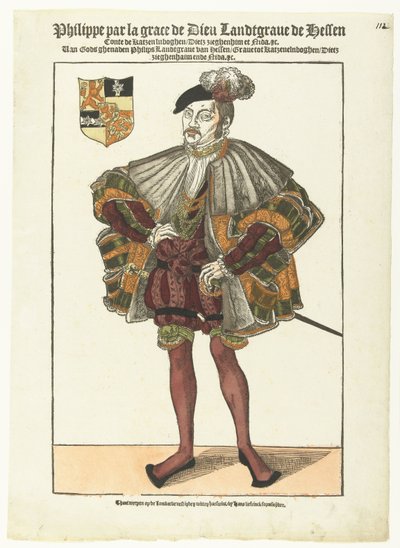 Portrait de Philippe de Hesse - Cornelis Anthonisz. (manner of)